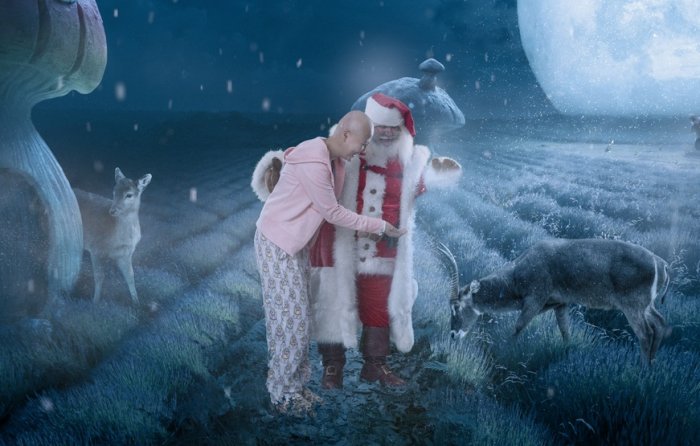 Fotografka pomocí Photoshopu dopřála vážně nemocným dětem magické Vánoce