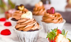 Valentýnské cupcakes podle Cat & Cook