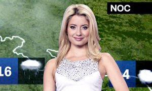 Katka Němcová roztomilá moderátorka počasí TV NOVA