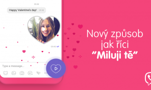 Viber uvádí limitovanou edici videa ve tvaru srdíčka pro váš zamilovaný Valentýn