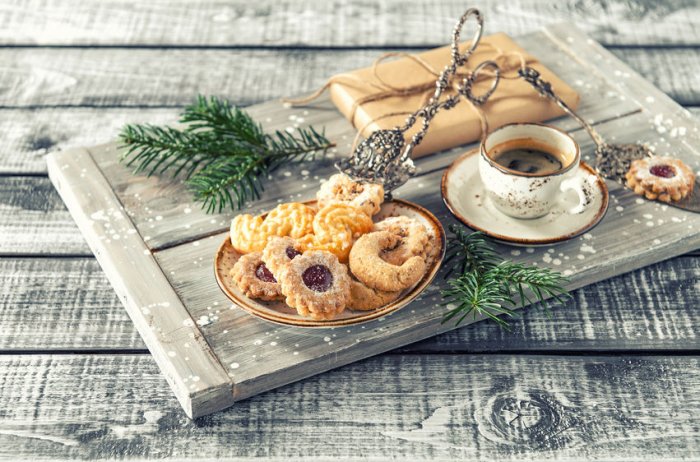 Pohoda Vánoc s vůní dobré kávy a tradičním cukrovím