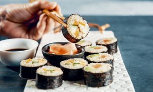 Quinoa sushi