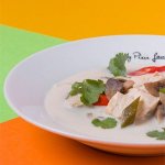 Thajská polévka Tom kha gai