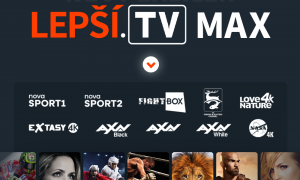 Lepší.TV představuje nový balíček Lepší.TV MAX