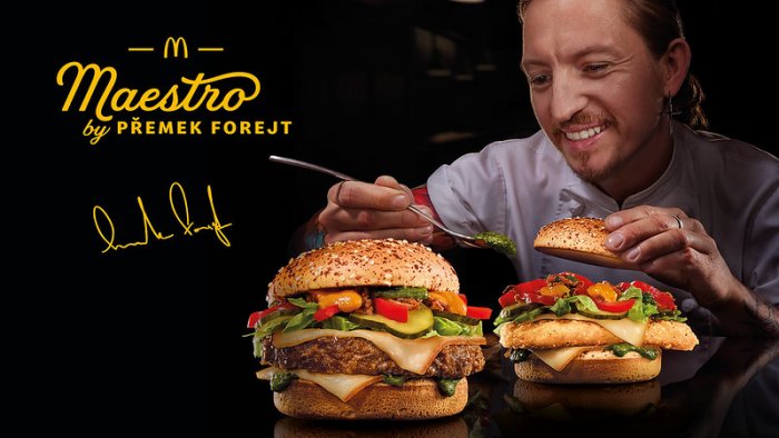 McDonald’s představuje limitovanou řadu prémiových burgerů Maestro by Přemek Forejt