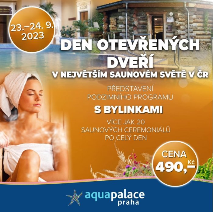 Den otevřených dveří v největším Saunovém světě v ČR