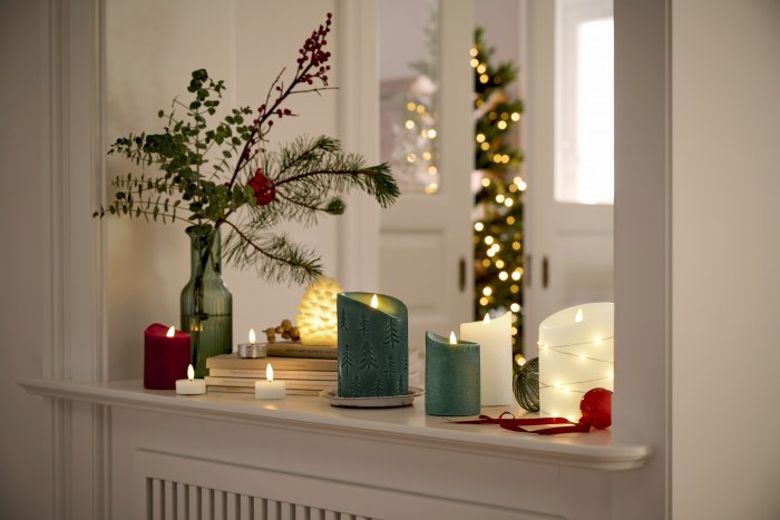 Světýlka a dekorace ve stylu Vánoc