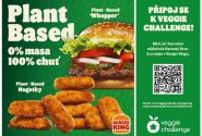 Nalaďte se na zdravější vlnu: Vyzkoušejte Veggie Challenge s rostlinnými alternativami z Burger Kingu