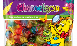 Barevní a sladcí Haribo Chameleon