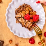 Čokoládovooříškové brownies