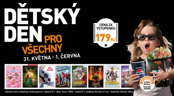 Oslavte Den dětí v kině! Cinema City nabídne pohádky za zvýhodněné vstupné