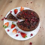 Zdravý čokoládový cheesecake