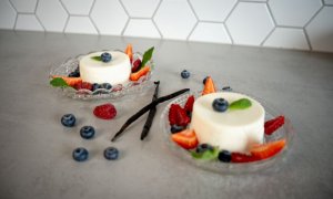 Panna cotta z řeckého jogurtu