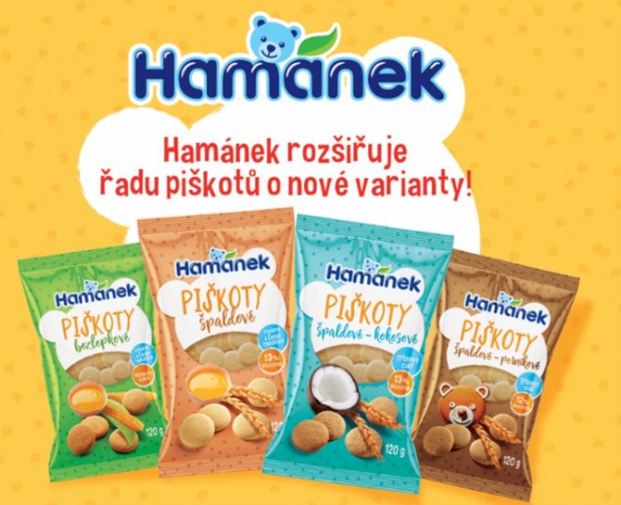 Hamánek rozšiřuje svou piškotovou nabídku: Tip nejen na letní svačinku