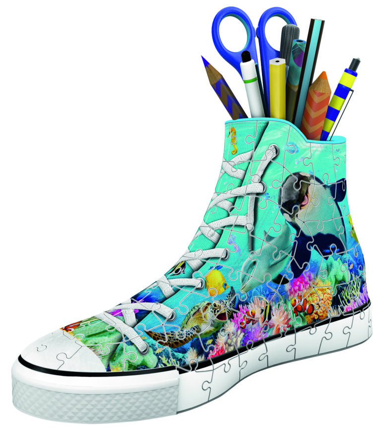 Milujete tenisky? Pak si je můžete postavit i jako 3D puzzle!