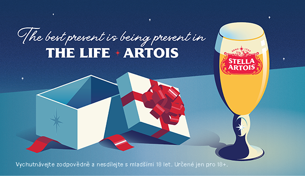 Zapojte se do vánoční soutěže o elegantní ležák Stella Artois!