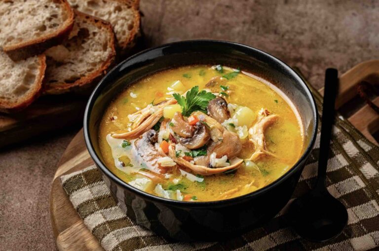 Husté kuřecí polévky, které vás v chladných dnech zahřejí